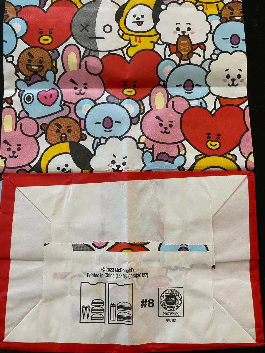 BTS 限定レア　bt21 マクドナルド　BTS BTS BT21 Mcdonalds collaboration Figure Set Korea Limited