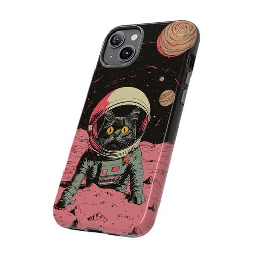 Astronaut Cat Space Kitty Retro - Phone Ink Cover Case for iPhone Galaxy Pixel - 第 72/278 張圖片