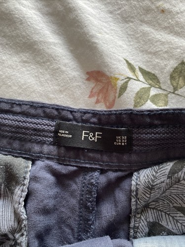 Mens Chino Shorts F&F 32waist - Picture 3 of 5