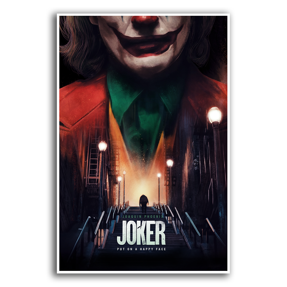 Joker Movie Poster 11 x 17 or 24 x 36 Joaquin Phoenix | eBay