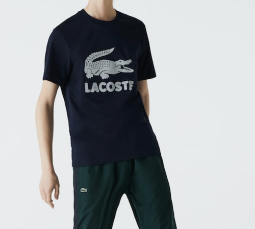 🐊Lacoste T-Shirt Men's Graphic Ombre Croc ~Printed Croc ~Crew Neck Cotton 🐊 - Picture 17 of 39