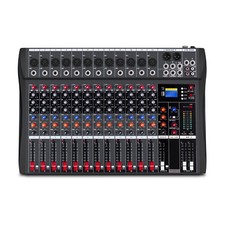 12 Channel USB Mixing Console Live Studio Aud...