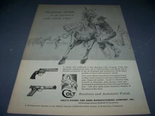 1956 COLT FIREARMS "CHANGE-OVER"...1-PAGE SALES AD..RARE! (858W)