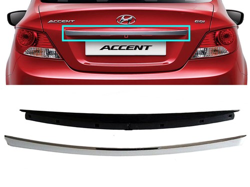 Decoración trasera cromada genuina + tapa maletero (se adapta a: HYUNDAI 2012-2017 Accent Solaris) - Imagen 1 de 6