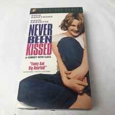 Never Been Kissed VHS Tape Drew Barrymore Comedy Romcom