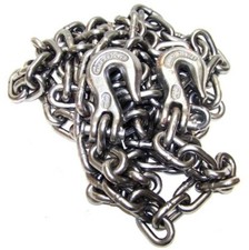 38 X 20ft H D Tow Chain With Hooks Towing Pulling Secure Truck Cargo Chains