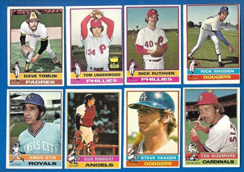 1976 OPC O PEE CHEE TOPPS 397-528 MLB BASEBALL CARD ERROR & VARIATION SEE LIST - Picture 224 of 255