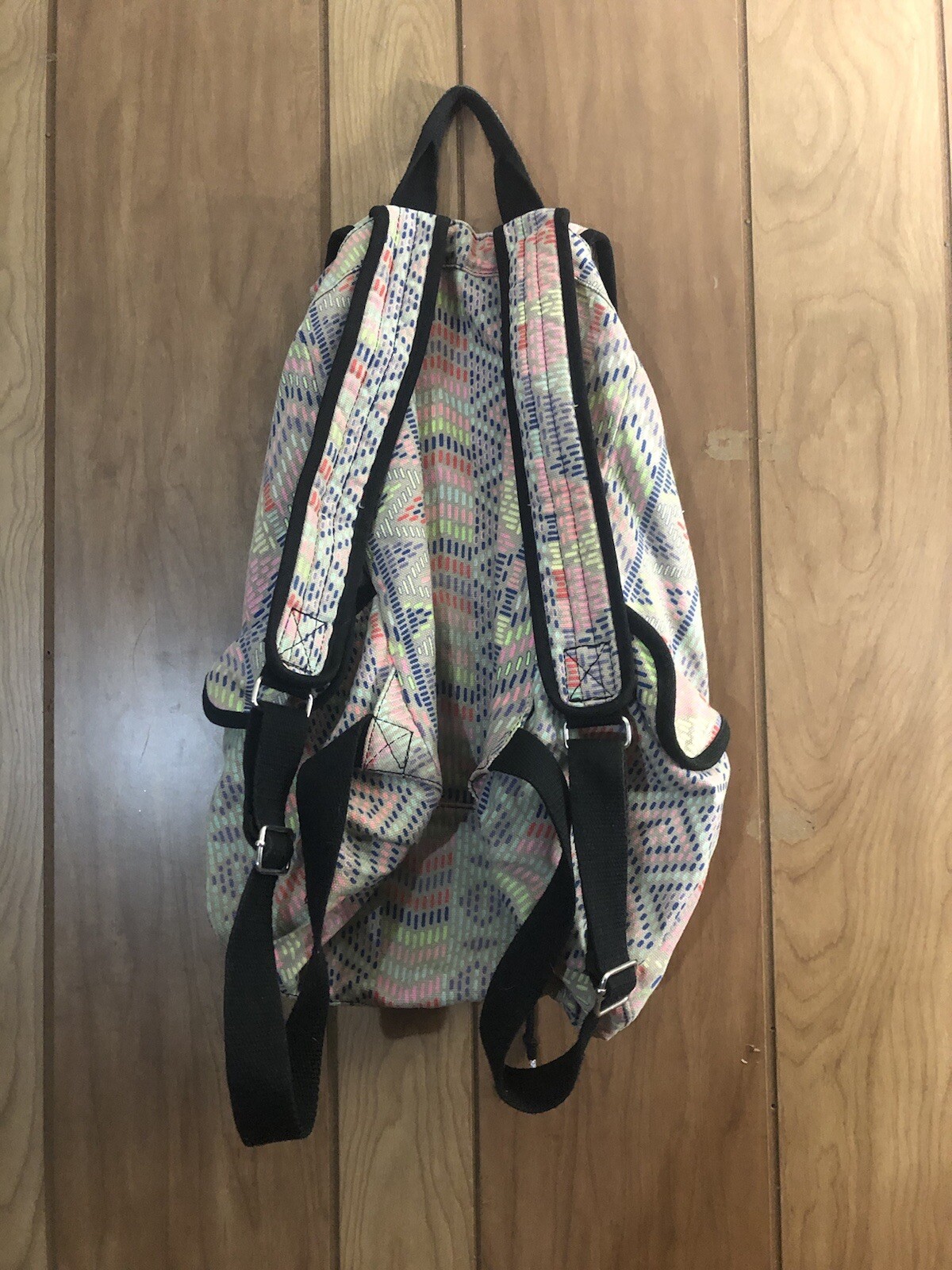 Pink Victoria Secret Grey Aztec pattern backpack. RN … Gem