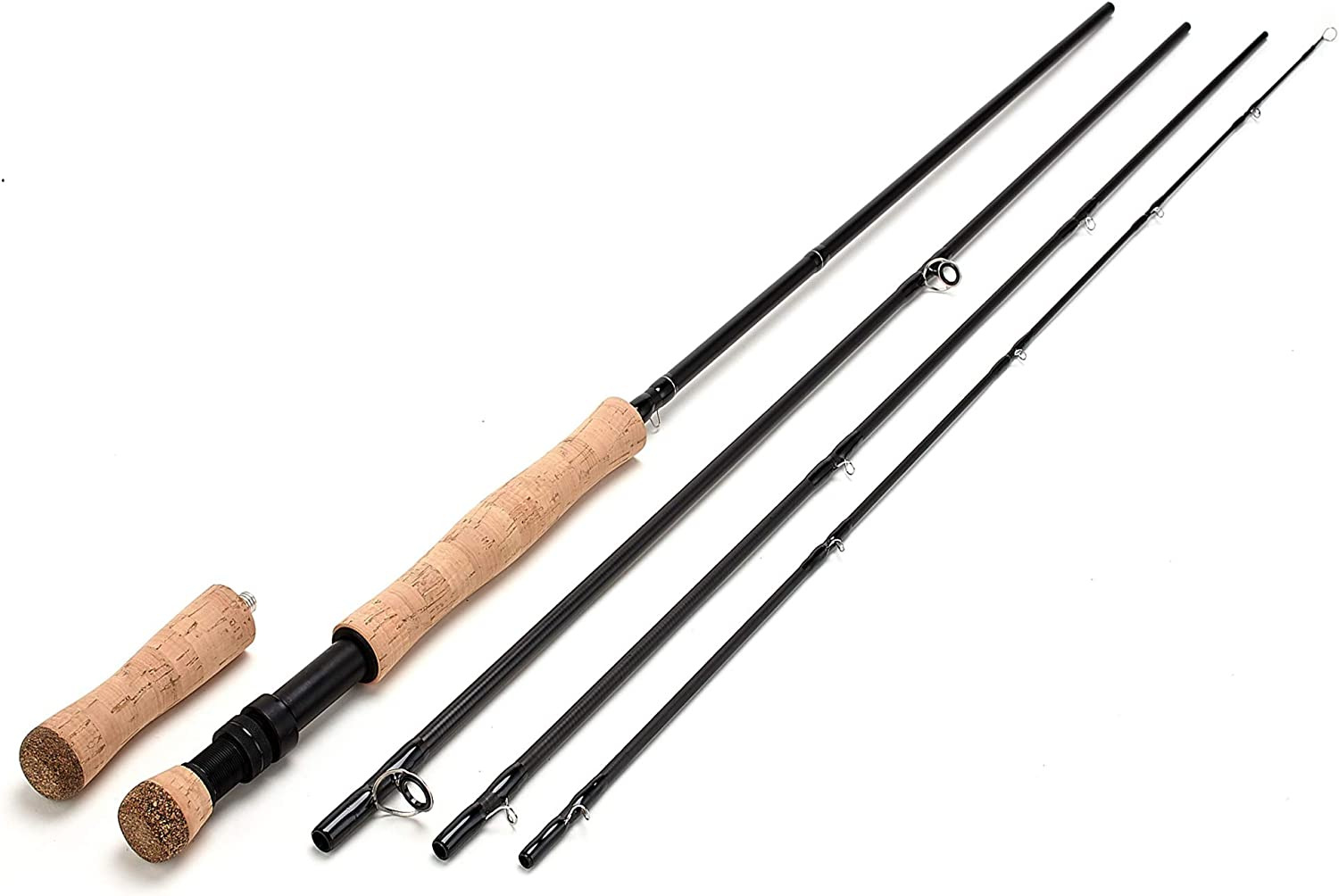 10 Feet 9 Inches Carbon Fiber Switch 7Wt 8Wt Fly Fishing Rod 4 Pieces Sections E