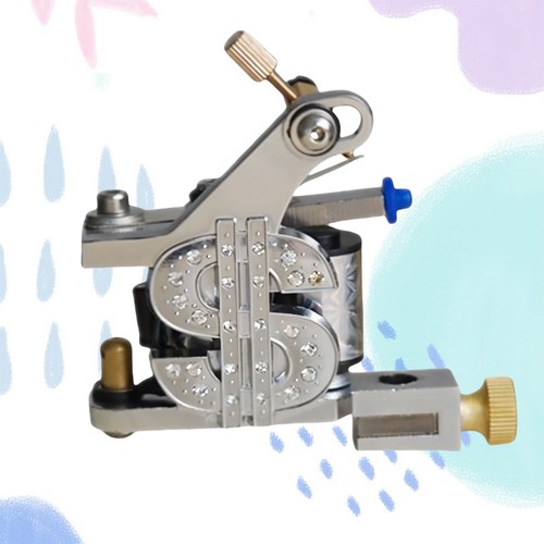 Tattoo Coils 10 Wrap for Tattoo Machine Liner Shader Lightweight Silver Dollar