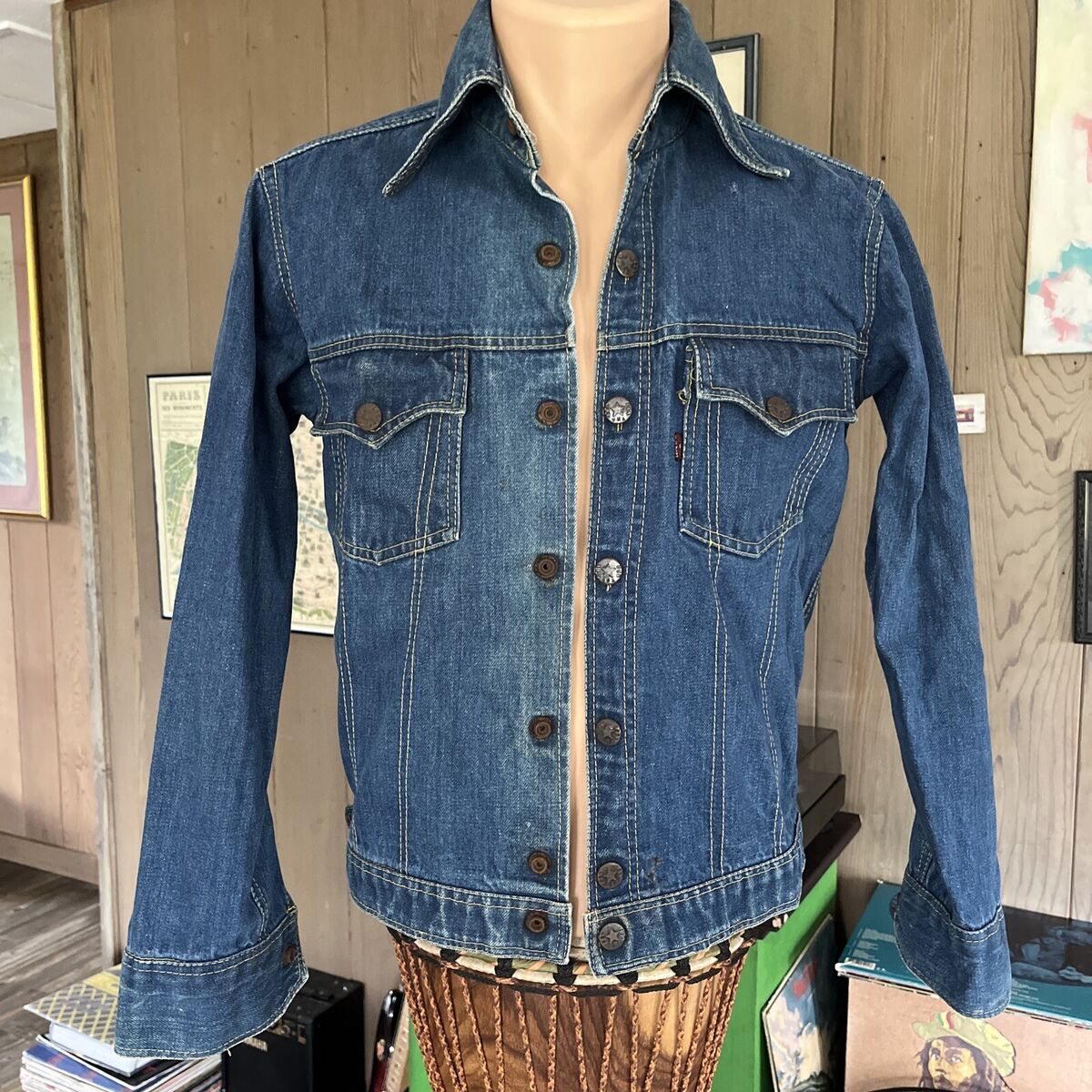 1960s Made In Japan Big John Selvedge Denim Jacket Type III 1960s Made In Japan Big John Selvedge Denim Jacket Type III