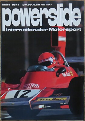 Powerslide 03/74 GP Brasilien 74, Zürcher Rennwagenausstellung 74,Frank Williams