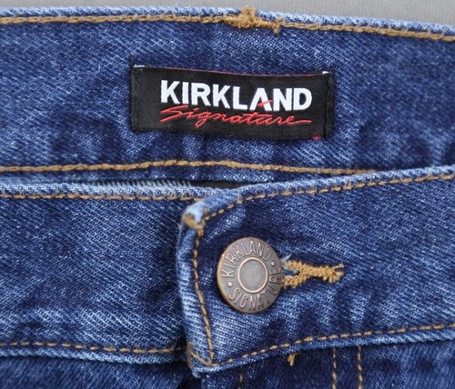 Men's 2020 Kirkland Signature Jeans Straight Leg 5 Pocket Medium Wash Size 42x32 - Picture 3 of 9