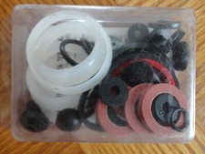 Ace 44 Pc Plumbing  Faucet ASSORTED WASHER REPAIR KIT Flat Beveled O-Rings Hose
