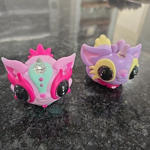 (2) WowWee Toys Pixie Belles Pink And Purple Interactive Electronic Pet Robot - Picture 2 of 19