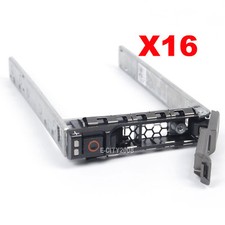 Lot of 16, 2.5" SAS SATA Hard Disk Tray Caddy For Dell PowerEdge T710 USA SHIP
