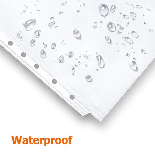 25 Sheets 7-Hole 5.5 x 8.5 Inch Mini Ring Binders for Page Protectors - Picture 2 of 6