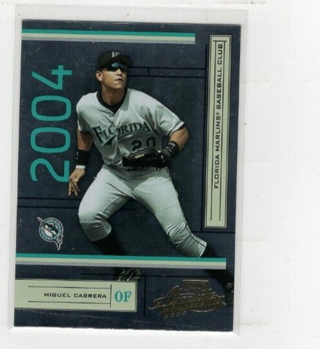 2004 Miguel Cabrera Playoff Absolute Memorabilia #79 Kostenloser Versand (F455)