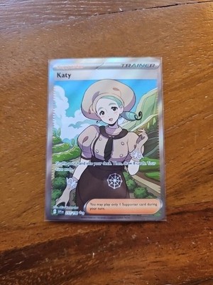 Katy Pokemon Trainer Card 237/198 Scarlet & Violet English Full Art Waifu  NM | eBay