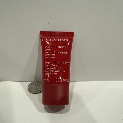 CLARINS SUPER RESTORATIVE NIGHT CREAM ALL SKIN TRAVEL SIZE - 0.5 OZ. SEALED!