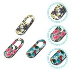 3Pcs Laptop Camera Cover Slide Floral Pattern Webcam Privacy Lens Protector