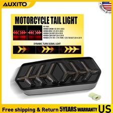 Integrated Motorcycle LED Brake Tail Light Turn Signal For Honda MSX125/Grom125