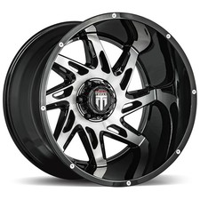 American Truxx At183 Spyder 22x14 8x180 -76mm Blackmachined Wheel Rim 22 Inch