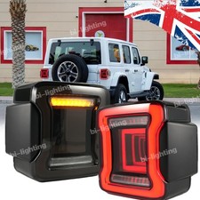LED Sequential Turn Signal Tail Lights lamps For Jeep Wrangler JK JKU 2008-2017