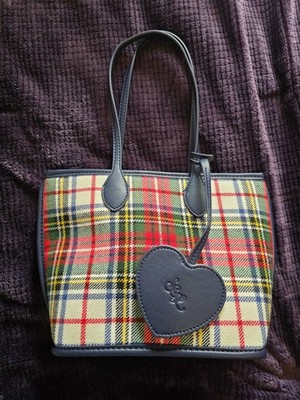 Stoney Clover Lane Mini Plaid Tote 