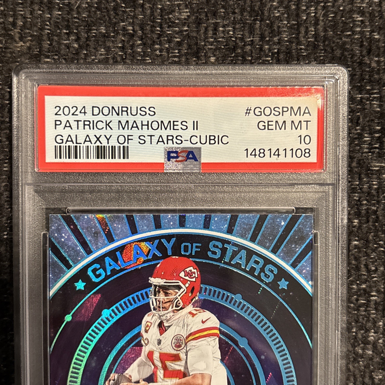 2024 Panini Donruss Galaxy of Stars Patrick Mahomes II “Cubic” /50 PSA 10 POP 8! view 2