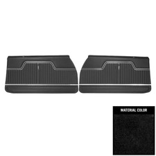 New Pre-assembled Front Door Panels Black Pui Fits Chevrolet Chevelle Pd240 New Pre-assembled Front Door Panels Black Pui Fits Chevrolet Chevelle Pd240