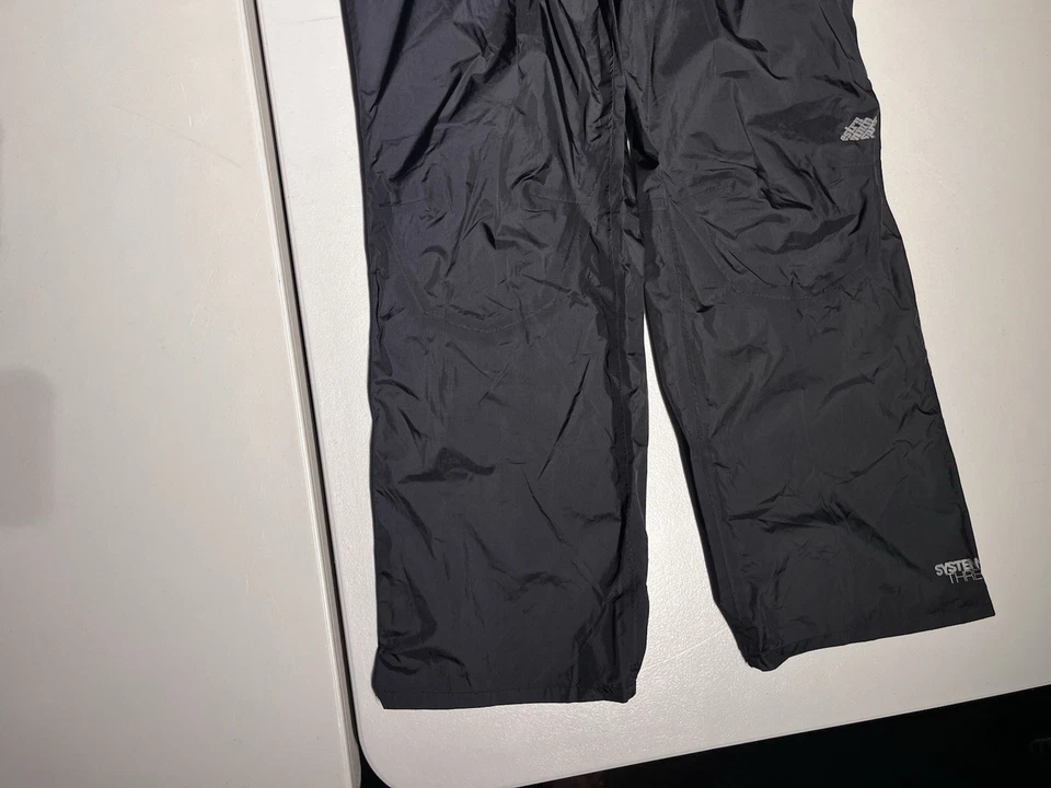 Pantalones deportivos Eastern Mountain para mujer medianos cortos negros System III lluvia al aire libre Foto 4 de 4