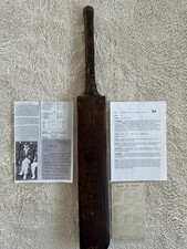 Jack Hobbs (J B) Match Used Cricket Bat Signed And Inscribed Pre-WW1
