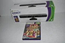 Microsoft Xbox 360 Kinect Sensor IN BOX Tested & Working W/ GAME (PLB18)