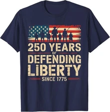 Patriotic 250th Anniversary USA Army Us Military Unisex T-Shirt