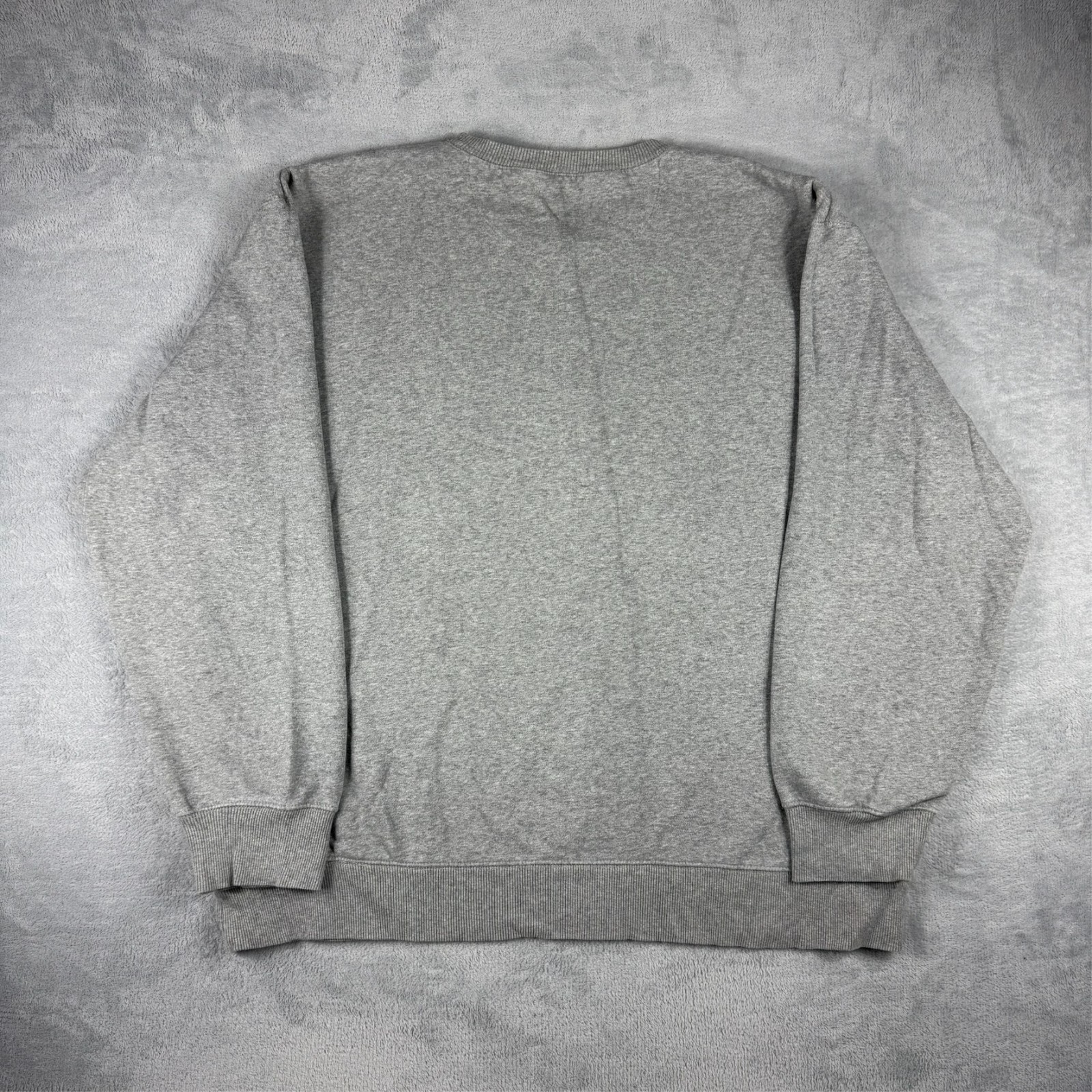 Vintage Nike 2000's Y2K Grey Mini Swoosh Size XXL Pullover Sweatshirt image 7