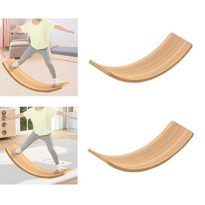 Balance Board für Kinder, kompaktes Wackelbrett aus Holz, für Yoga, Workout,