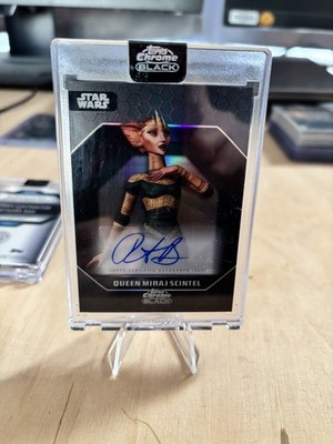 2024 Topps Star Wars Chrome Black - Rajia Bardoudi as Queen Miraj Scintel
