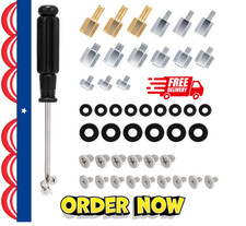 46PCS NVME M.2 SSD Mounting Screws M.2 SSD Screw Kit for Asus Gigabyte ASRock