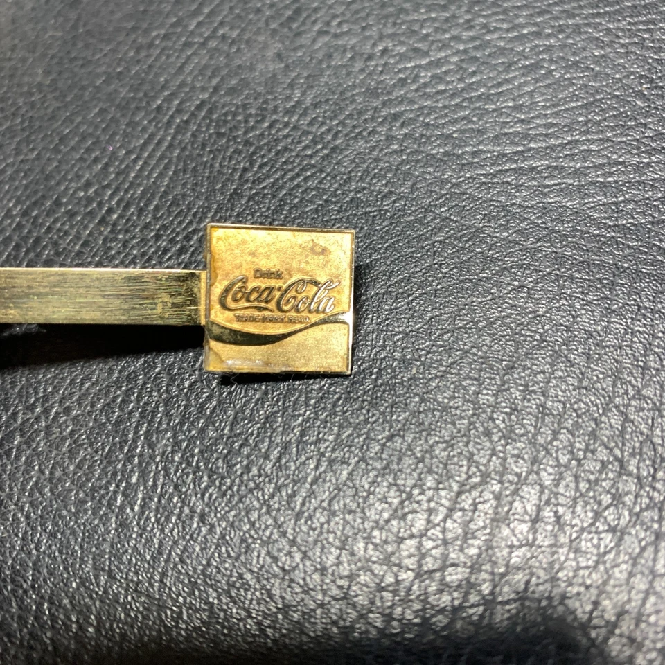 Pin Coca-Cola vintage plata pura recubierto de oro Foto 3 de 4