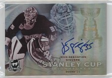 2009 Upper Deck The Cup Stanley Signatures 17/50 Jean-Sebastien Giguere Auto 4f5