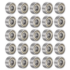 624ZZ Ball Bearings 4X13X5Mm Double Shielded Carbon Steel ABEC3 Z1 25Pcs