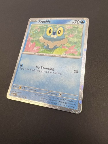 Pokémon Tcg Froakie(SWIRL) Cosmos Holo Promo Obsidian Flames 056/197 - Picture 3 of 6
