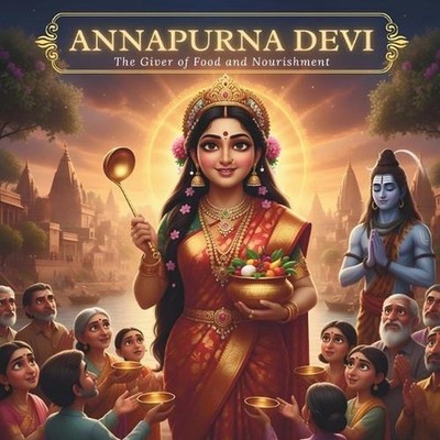 Annapurna Devi: The Giver of Food And Nourishment by Sara Studio Paperback Book
