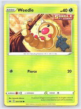 WEEDLE 001/198 CHILLING REIGN POKEMON TCG CARD