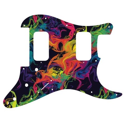 モ*ル様 Fenderメキシコ Custom '54 Pickup レインボート Fender Mexico Blacktop Stratocaster HH Floyd Rose Rainbow Swirl | eBay