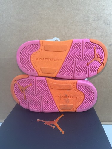 Nike Air Jordan 5 Retro White/Pink-Orange 440892-168 (7c) - Picture 7 of 7
