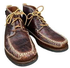 chippewa Handcrafted 30103  chuckka Moccasin lace Up boot Men 9.5 2E