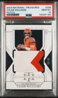 2024 National Treasures Caleb Williams Rookie 3 COLOR Patch RC #/99 Bears PSA 10
