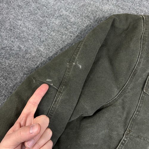 Giacca Carhartt vintage uomo grande C26 MOS tela muschio artico trapuntata foderata USA - Foto 7 di 12